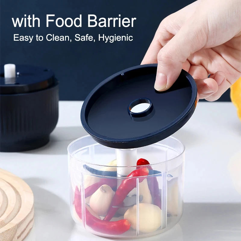 Mini Electric Garlic Masher Crusher Wireless USB Rechargeable Vegetable Chopper Garlic Crusher Food Chopper Kitchen Gadgets New