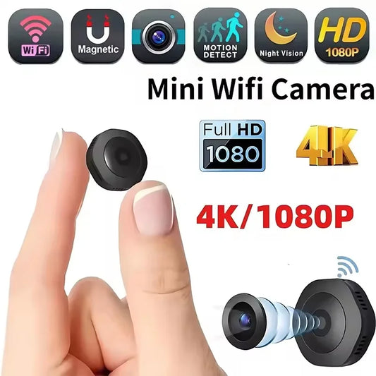 4K 1080p HD Mini Wireless Camera Portable Cam Invisible Night Version Camcorder Wifi Remote Monitor Video Voice Recorder Cameras