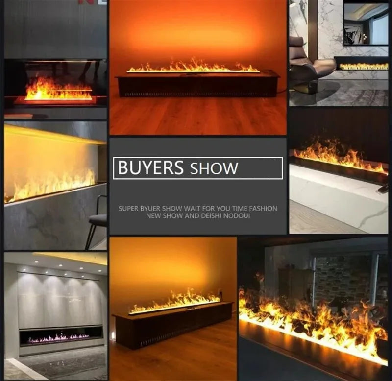 WOFAID 5 Year Warranty 3d Automizing Water Vapor Electric Fireplace Artificial Fire Flame for Living Room Decoration Fireplace
