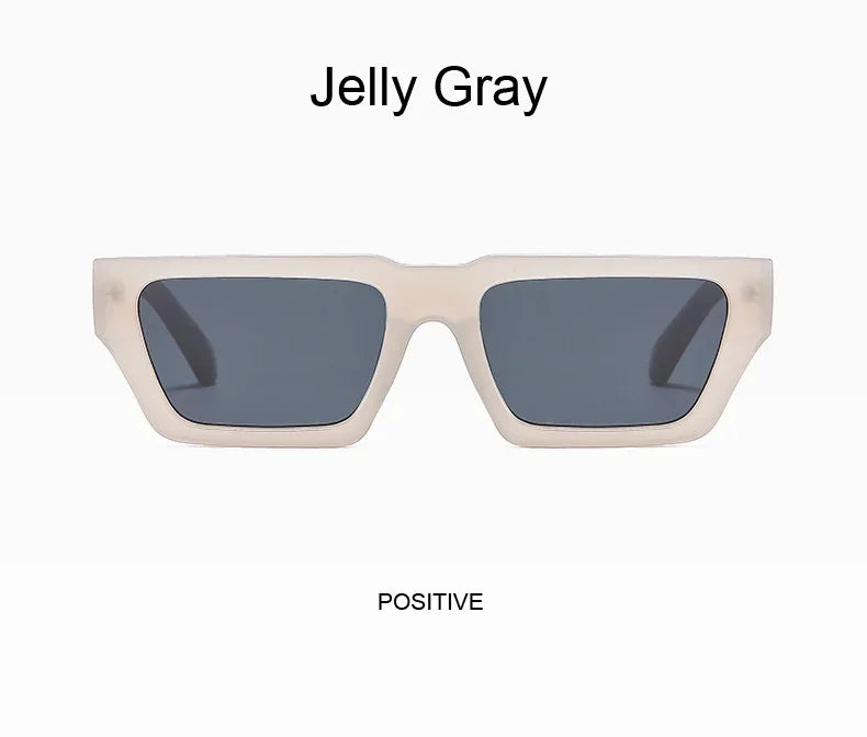 Square Sunglasses Men Women Retro Fashion Popular Sun Glasses Male Female Black Mirror Vintage Small Frame Oculos De Sol