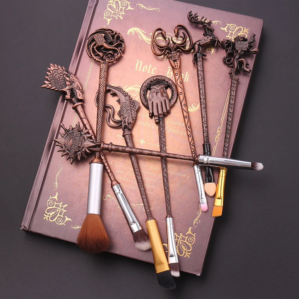 Movie Game of Thrones Hand of the King Song of Ice and Fire Makeup Brushes Set Foundation Blending Brush Female Makeup Tools