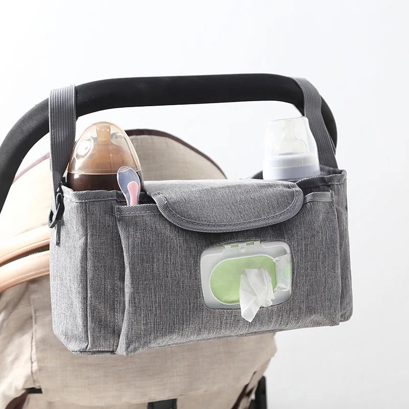 Stroller Bag Pram Stroller Organizer Baby Stroller Accessories Stroller Cup Holder Cover Trolley Organizer Travel Accessories