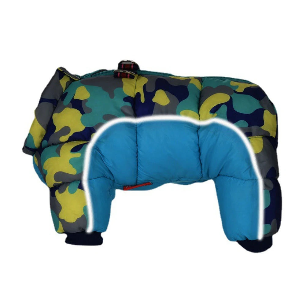 Winter Dog Coat Warm Waterproof Puppy Down Jacket Lightweight Outdoor Windproof Snowsuit Cold Weather Apparel for Small Dogs