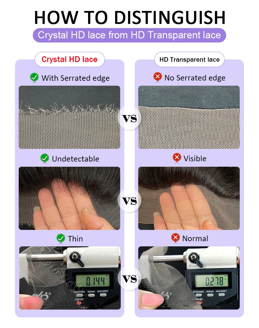 13x4 13x6 HD Lace Frontal Only Real HD Lace 5x5 Closure Melt Skins 6x6 7x7 9x6 HD Lace Closure Invisible Human Hair HD Closure