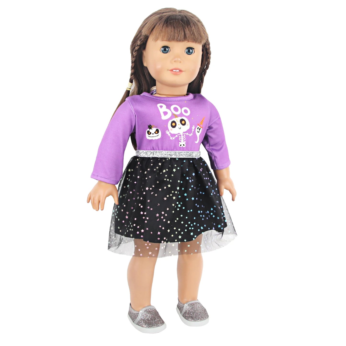 Halloween Doll Clothes Festival Pumpkin, Skeleton Costumes For 18 Inch American&43cm Baby New Born,OG,Life Girl Doll Accessories