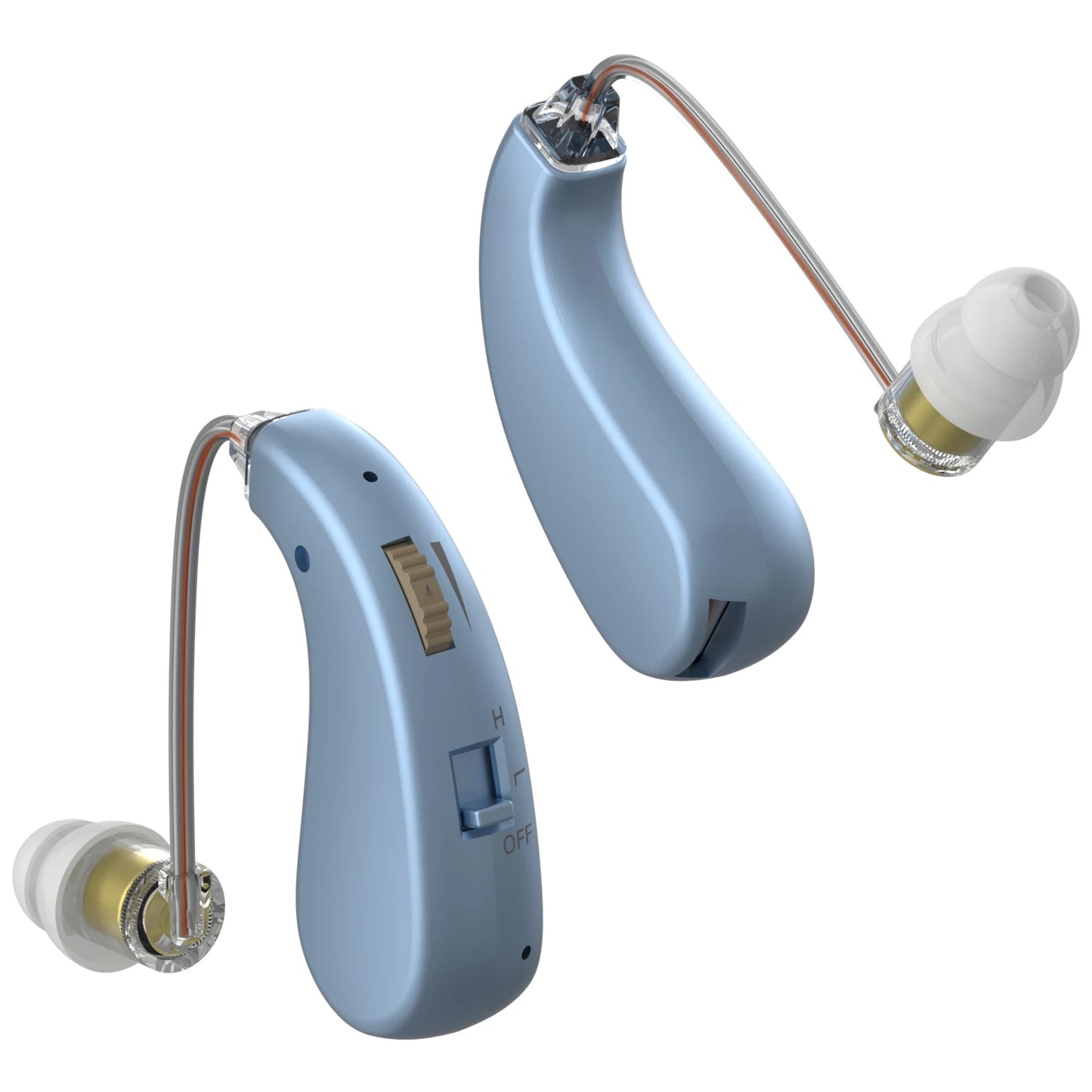 BTE Hearing Aid Ear Sound Amplifier Adjustable Tone Hearing Aids Portable Ear Hearing Amplifier for the Deaf Elderly