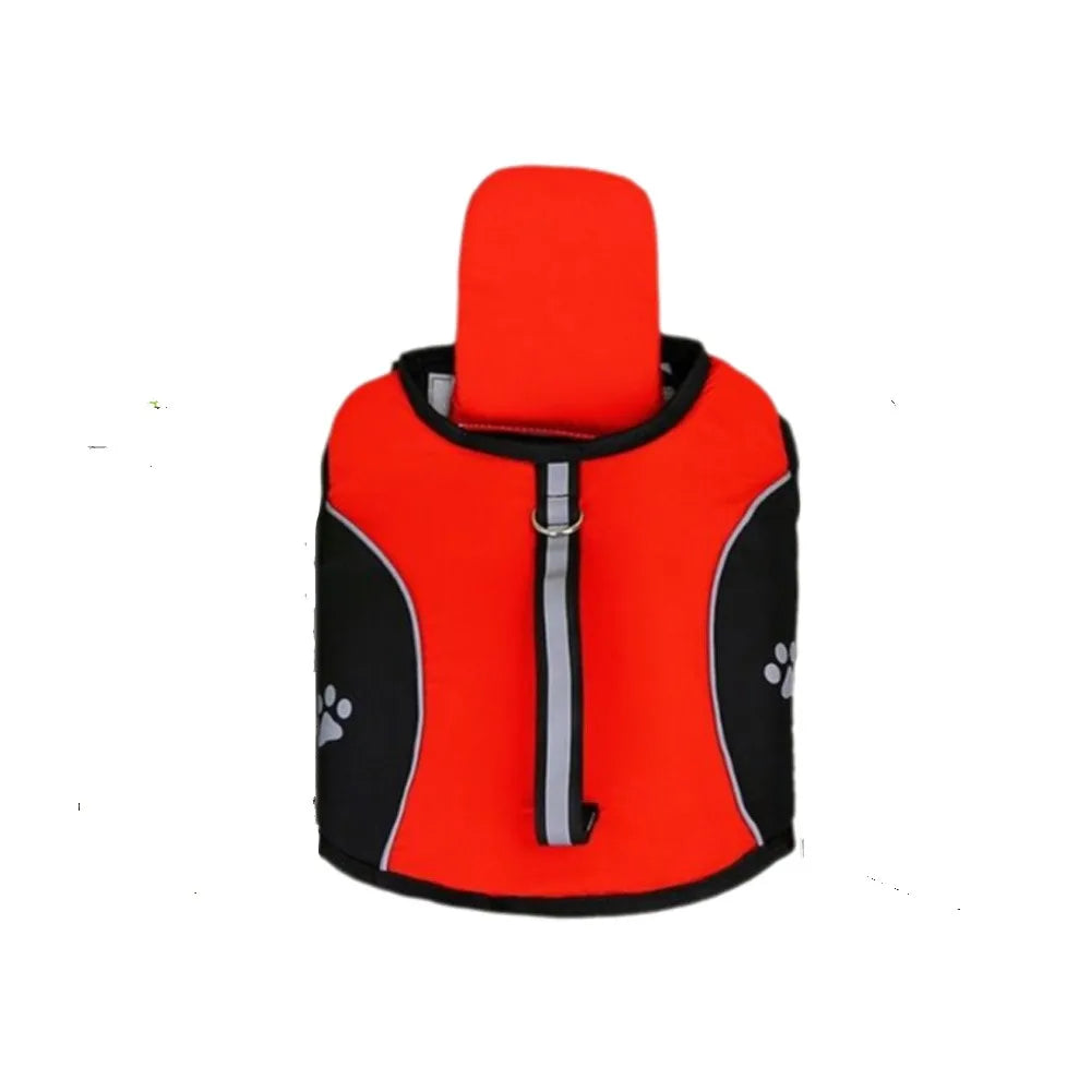 Pet Supplies Adjustable Pet Swimming Jacket High Flotation Reflective Dog Swimming Vest Breathable Pet Life Vest Swimming
