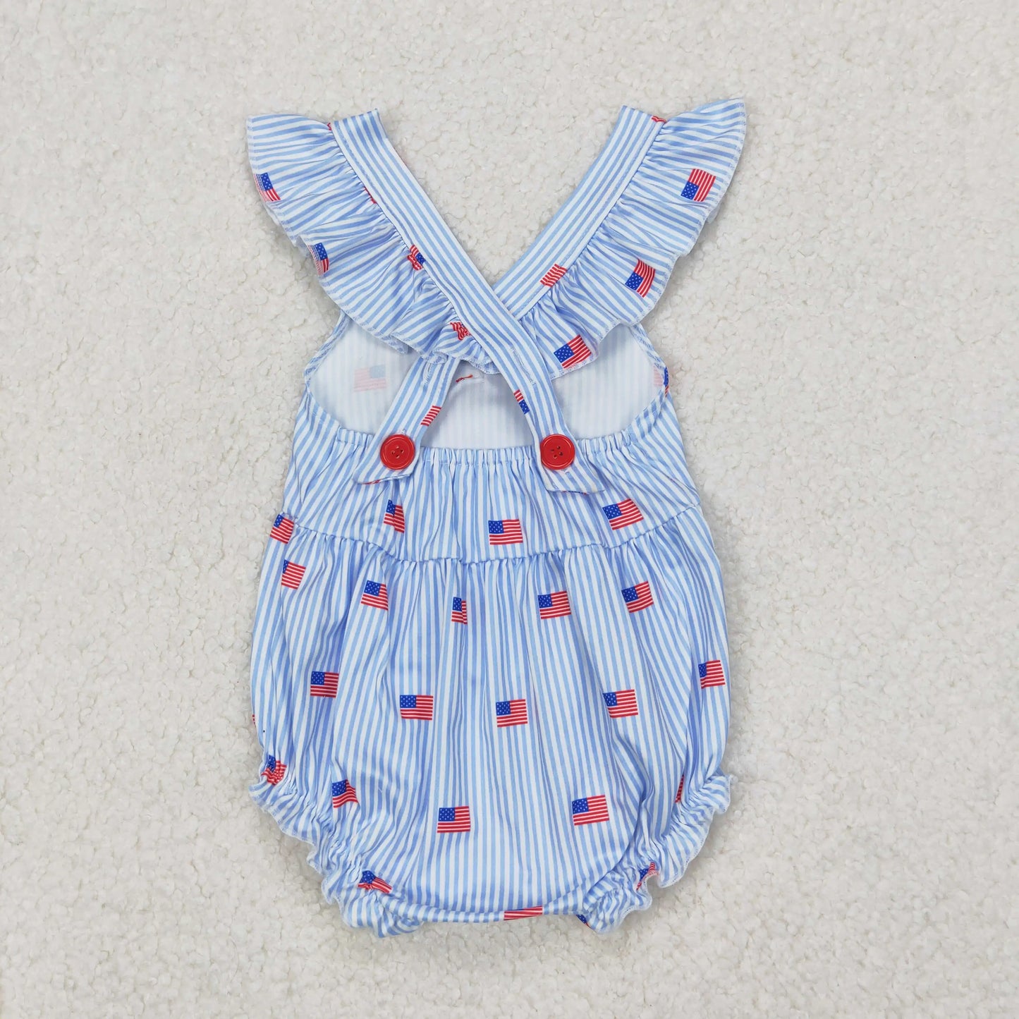4.14y NEW stock baby girls summer romper wholesale boutique embroidery pattern floral flowers purple flying sleeves onesie