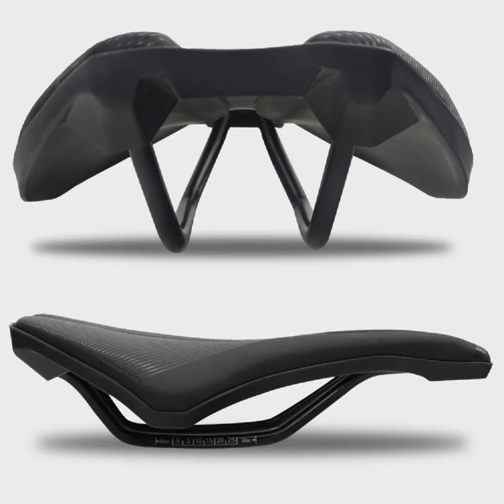 Bicycle Seat Saddle Mtb Road Bike Steel Saddles Mountain Bike Racing Saddle Pu Breathable Soft Comfortable Cushion