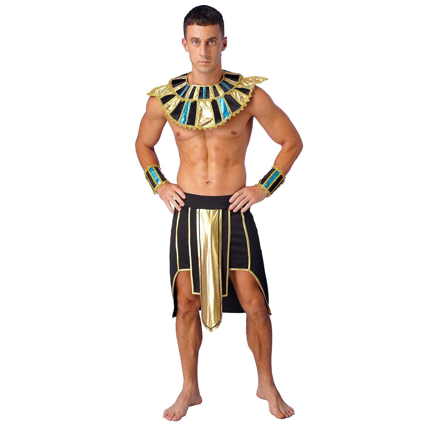 Halloween Adult Cosplay Complete Set Ancient Greek God Gladiator Clothing Mythical Prince Aladin Party Performance Costume