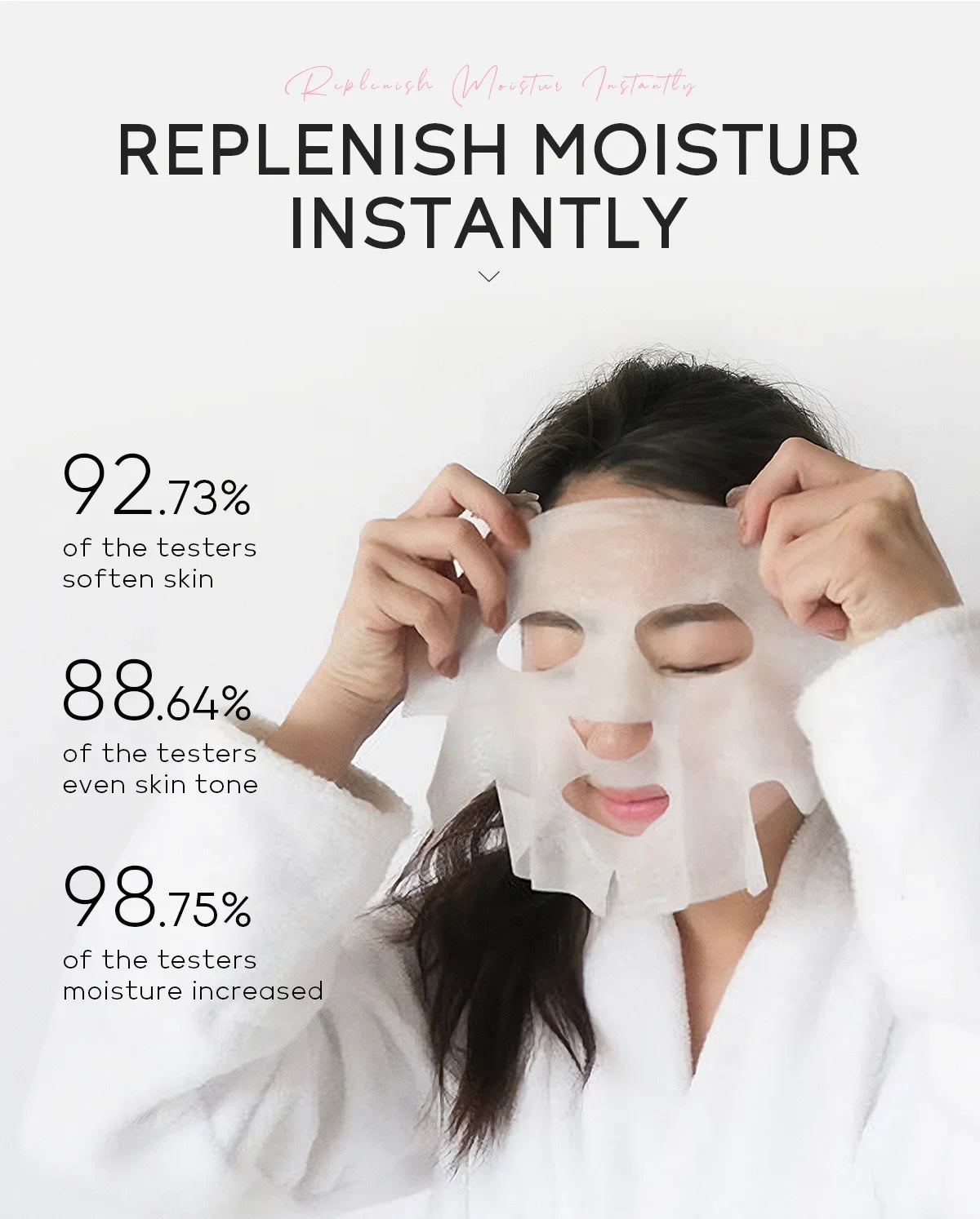 Laikou Sakura Hydrating Facial Mask Sheet Masks for Face Hydrating Shrinking Pores Moisturizing Face Masks Skin Care Cosmetics