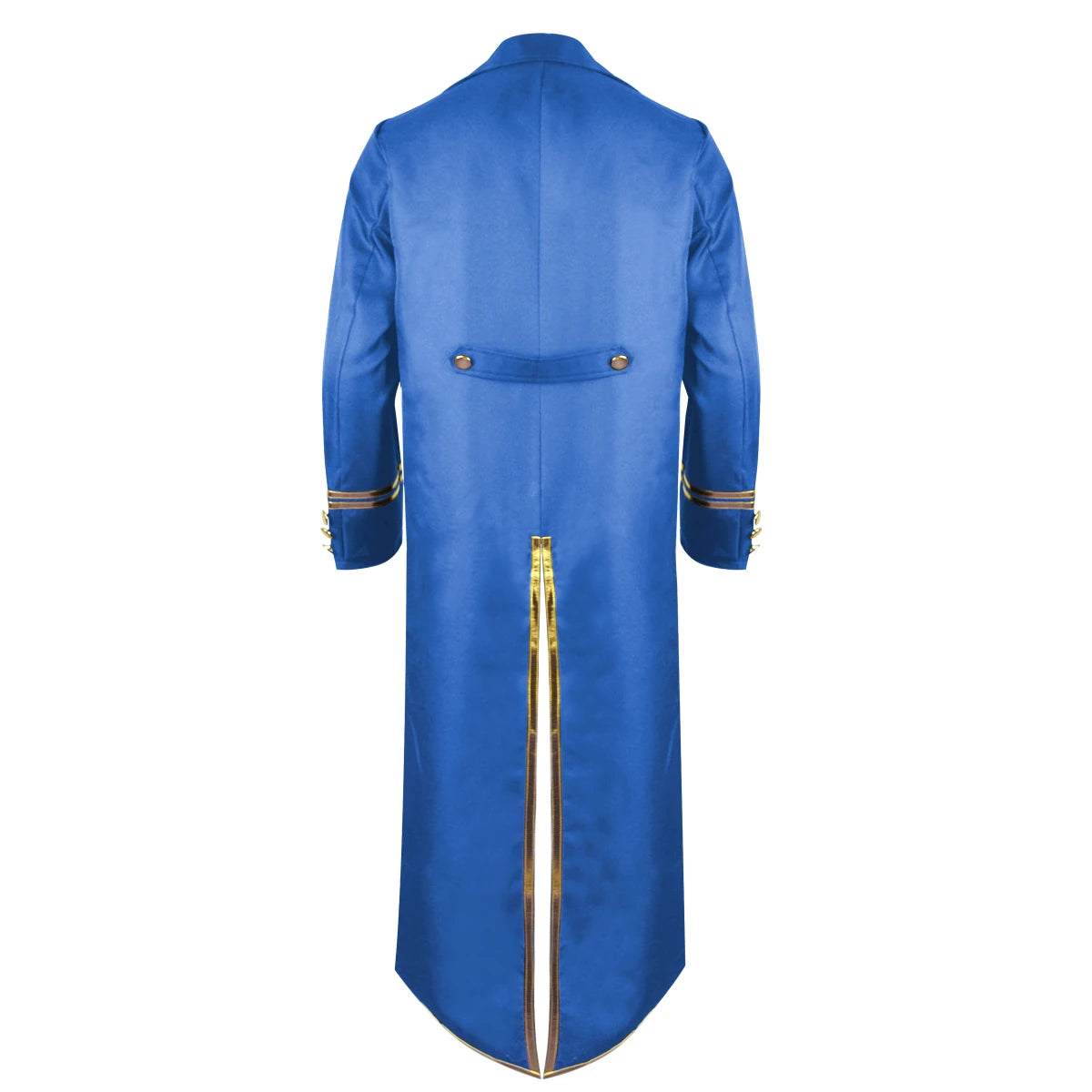 Halloween Costume Men Tuxedo Medieval Vintage Costume Male Mid-Length Punk Vintage Gilt Tuxedo Stage Performance Clothing
