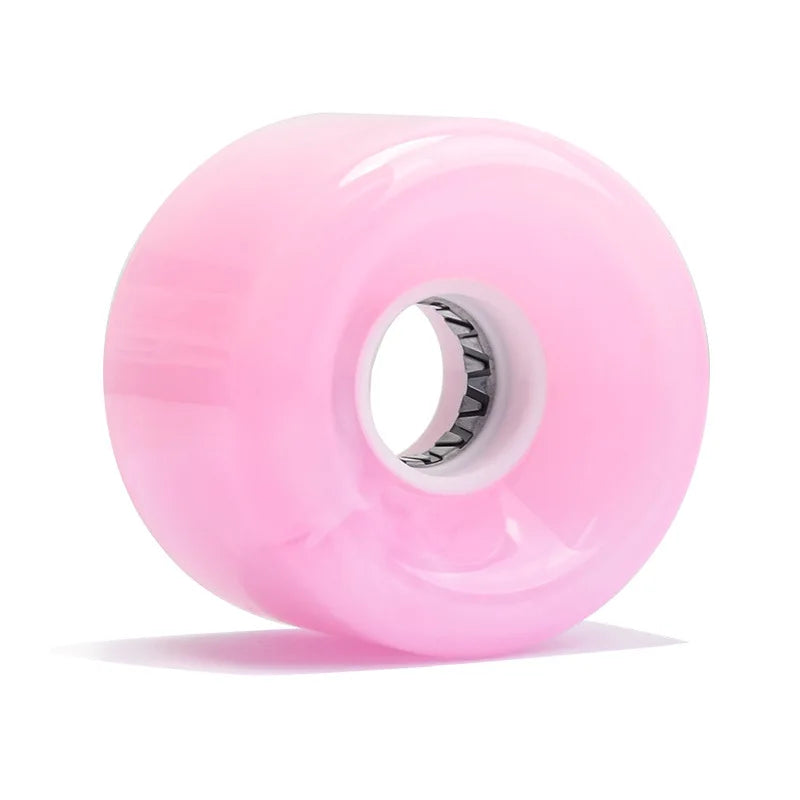 4Pcs/Set Skateboard Wheels Durable 78A PU Surfskate Wheel Flashing Longboard Wheel 65x43mm