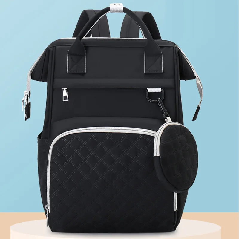 Diaper Bag Backpack Baby Essentials Travel Tote Multifunction Waterproof with Changing Station Pad Stroller Straps Big for Mommy