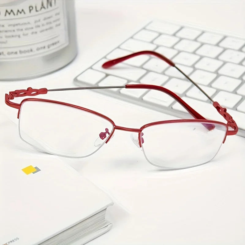 2026 Intelligent Zoom Progressive Multi-Functional Reading Glasses For Women Men Multifocal Anti-Blue Light Hyperopia Eyeglasses