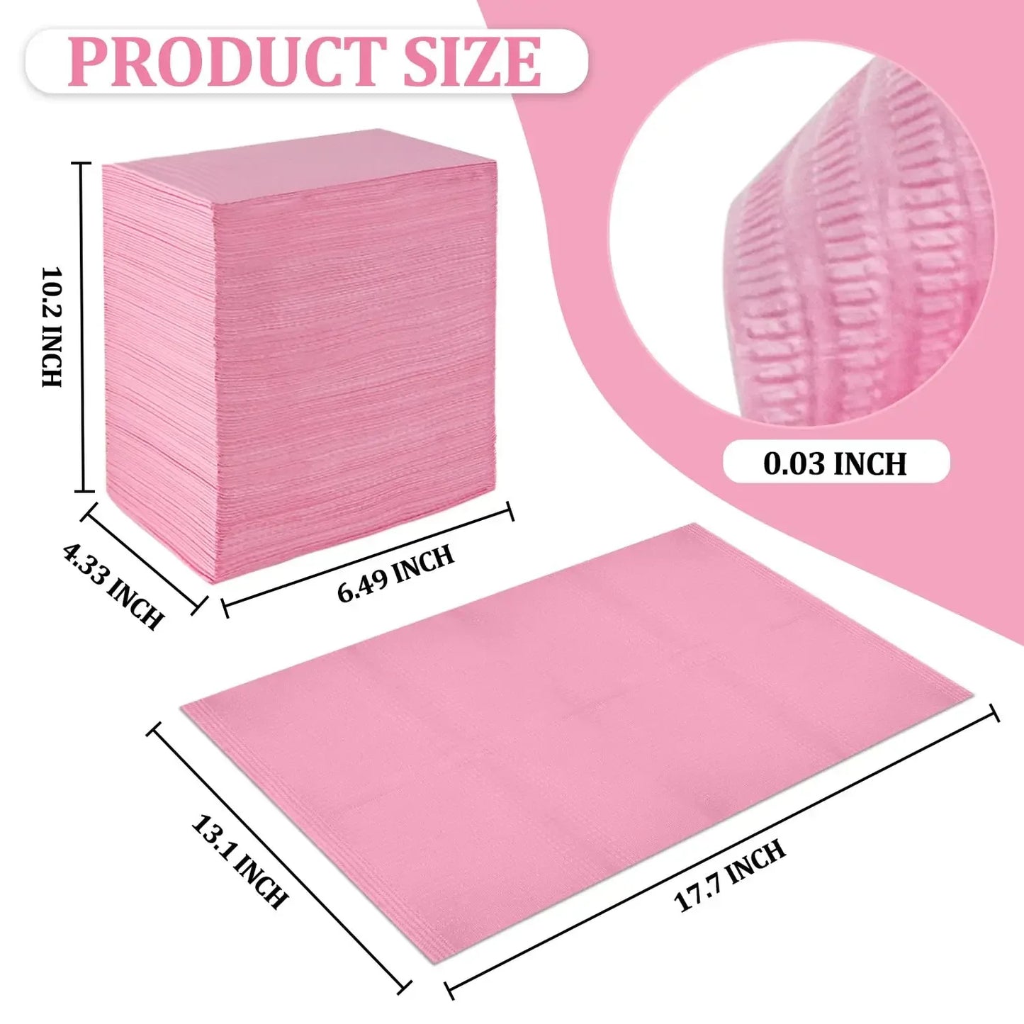 100/50/30/15/5PCS Disposable Nail Mats Fordable Nail Paper Towels for Table Acrylic Nail Practice Sheet Nail Art Table Mats