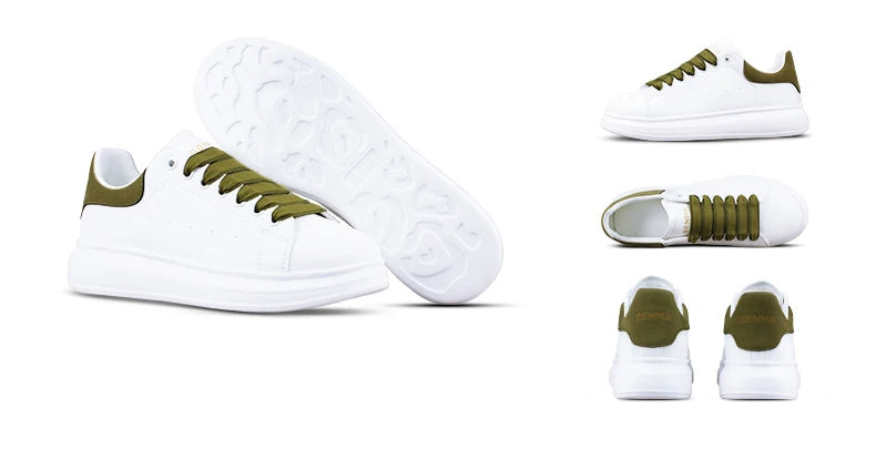 SENMA Luxury Design Sneakers For Men 2025 White Board-shoe Soft Women Walking Shoes Running Shoes Couples Sneakers Tennis shoes