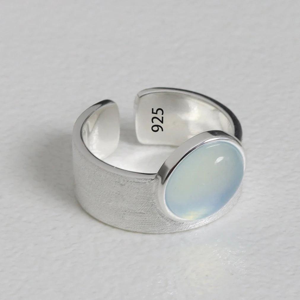 VENTFILLE 925 Sterling Silver Rings for Women Couple Blue Stone Star Jewelry  Party Birthday Gift Dropshipping Wholesale