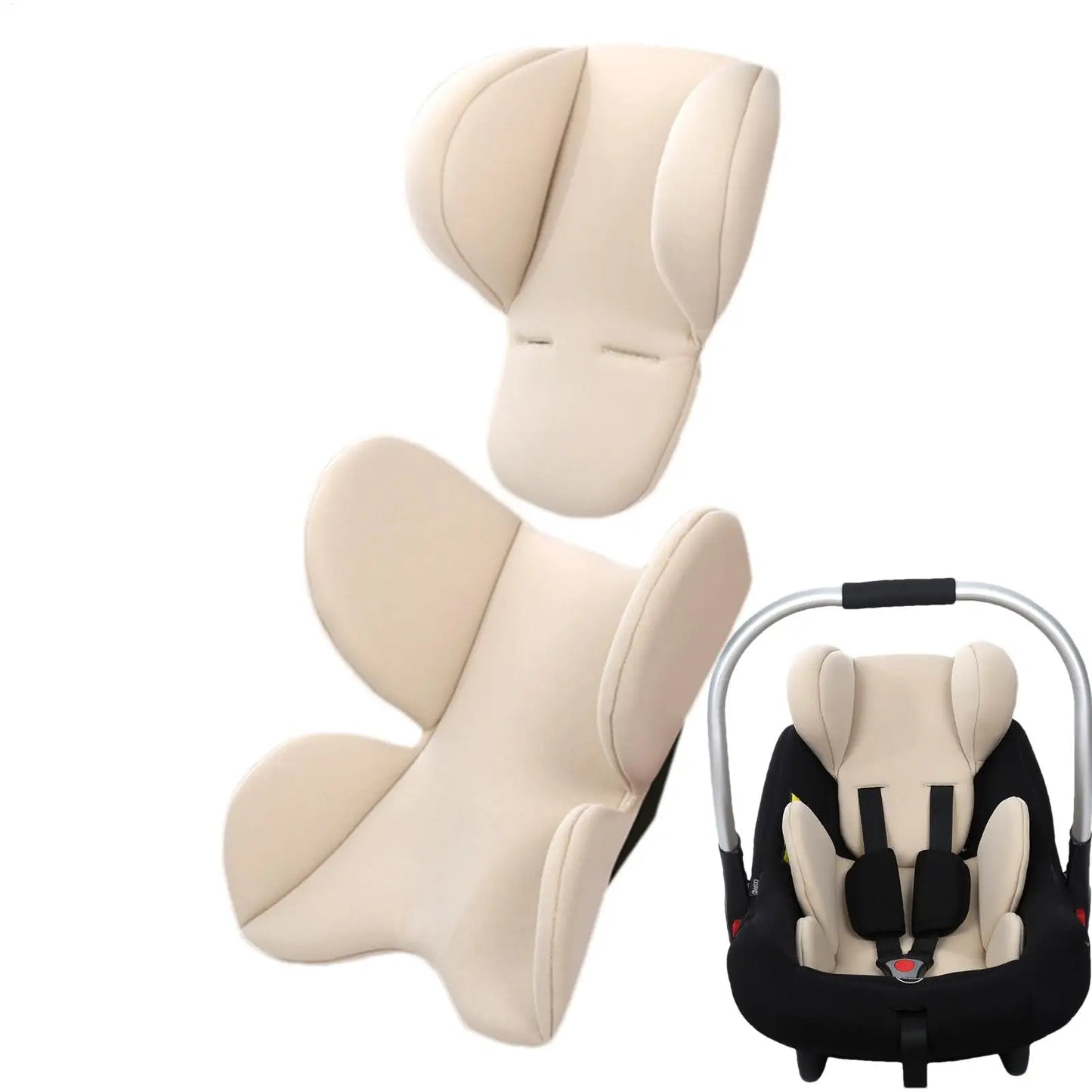 Baby Stroller Cushion Soft Stroller Cushion Pads Head Neck Seat Insert Pad Infant Car Seat Insert Baby Stroller Accessories