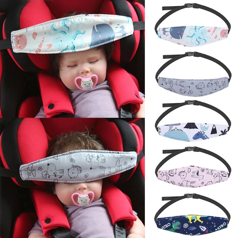 Infant Baby Car Seat Head Support Children Belt Fastening Belt Adjustable Boy Girl Sleep Positioner Baby Saftey Pillows