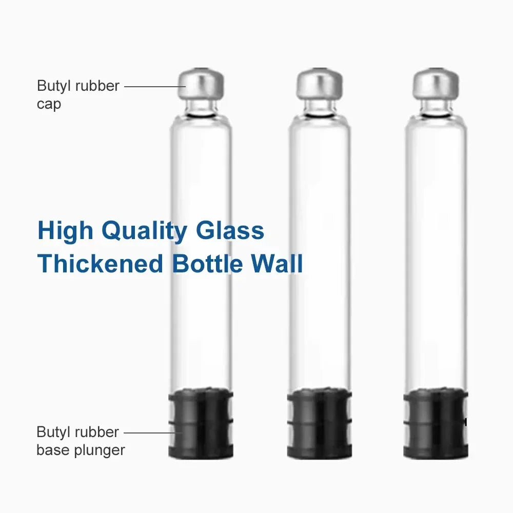 3ml Peptide Insulin Pen Cartridge, 3cc Cartridges Compatible with Reusable Injection V1 & V2 Pens, Individually Pack