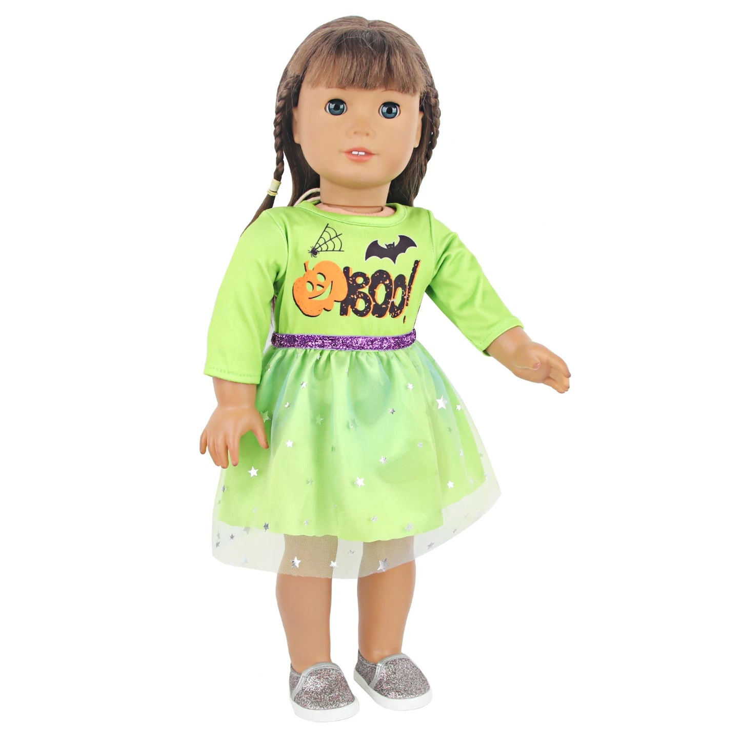 Halloween Doll Clothes Festival Pumpkin, Skeleton Costumes For 18 Inch American&43cm Baby New Born,OG,Life Girl Doll Accessories