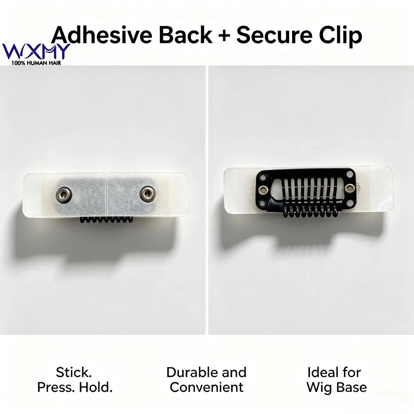 Wig Clips Snap Clips With Adhesive 10-30pieces no-sew Clips for Men Wig Toupe for Women Metal Wig Comb Clips for Hair Extensions