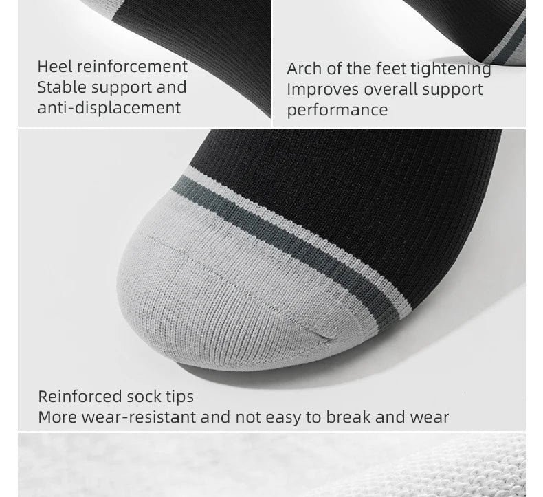 Qunature Four-Season Waterproof Socks Breathable Outdoor  Sport Socks Hiking Cycling Cross Country Running Skiing Windproof Sock