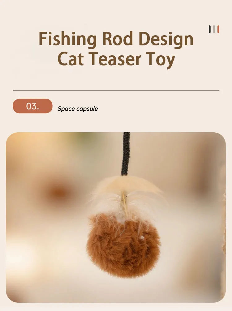 Agave Non-Shedding Cat Tree Vertical Scratching Post with Toy Self-Amusement Cat Toy Scratching Board for Cats