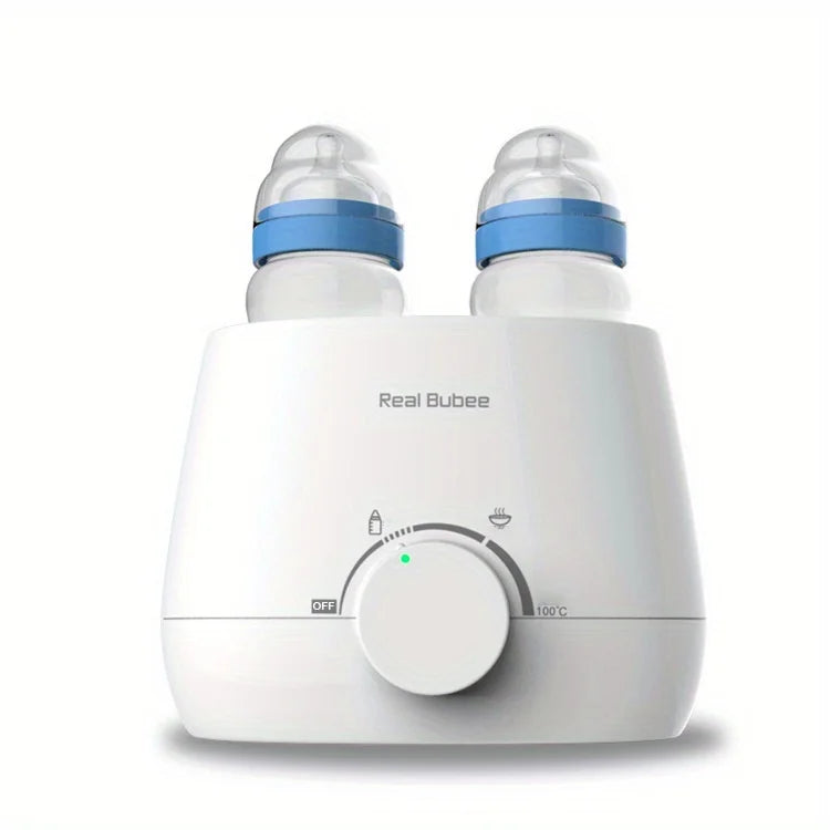 1pc Milk Warmer Liquid Thermostat, Double Bottle Warmer And Heater, Bottle Insulator，110V US plug