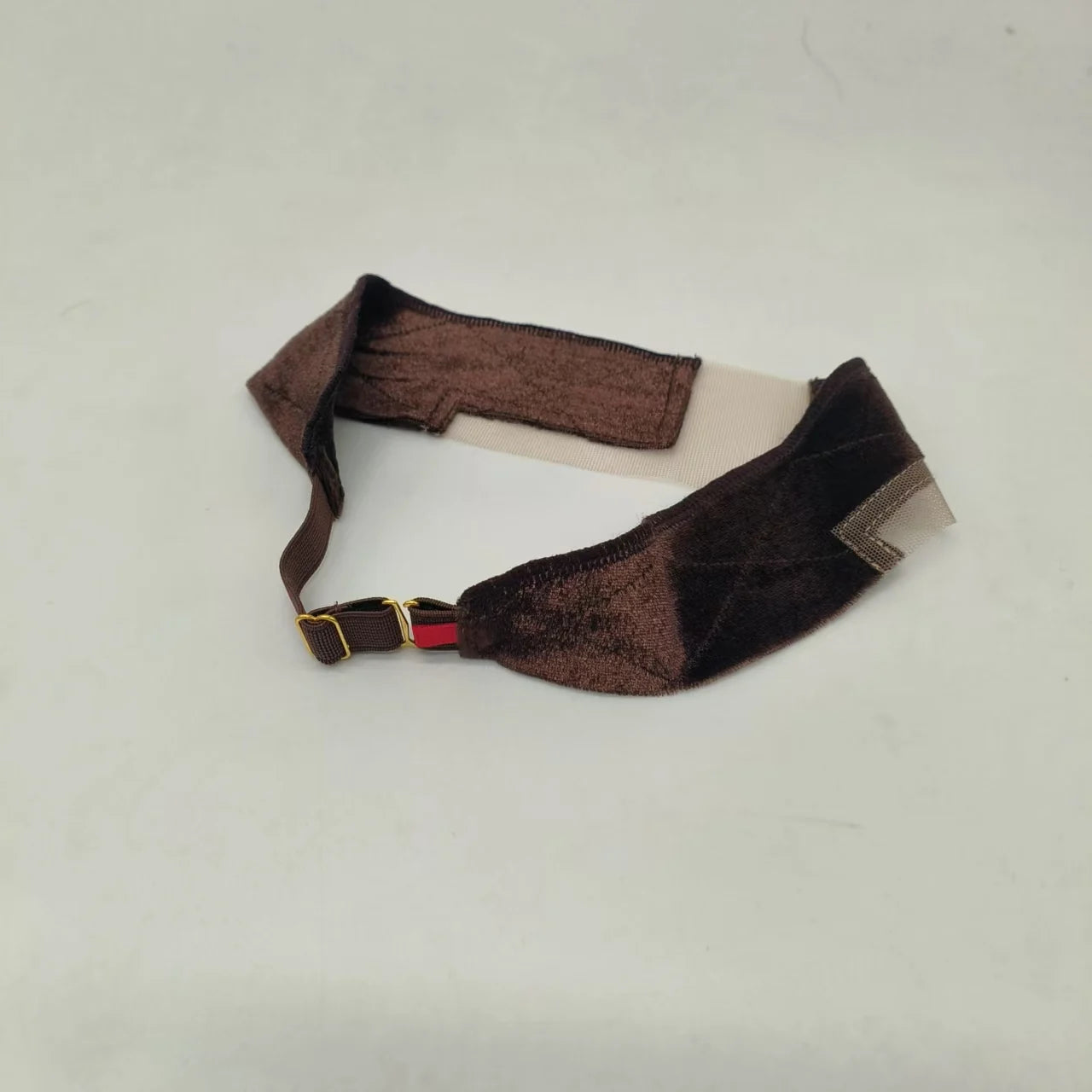 Thin velvet elastic bands with lace for wearing under wigs