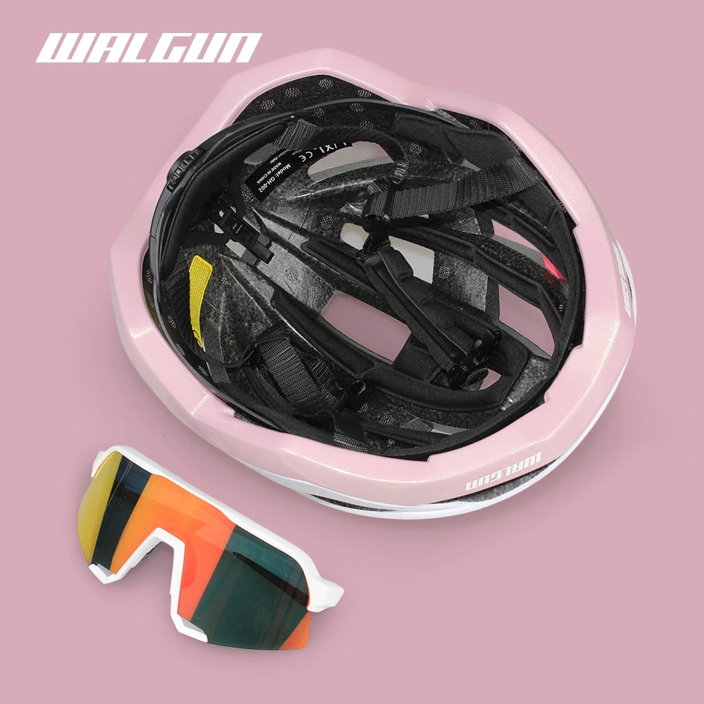 WALGUN New Ultralight Cycling Helmet Safety Cap Bicycle Helmet for Racing Bike Equipments Road MTB Adult Bike Helmets 240g