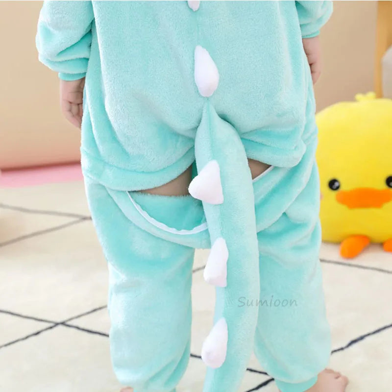Kigurumi Onesie Kids Unicorn Pajamas For Children Animal Cartoon Blanket Sleepers Baby Costume Winter Boy Girl Licorne Jumspuit