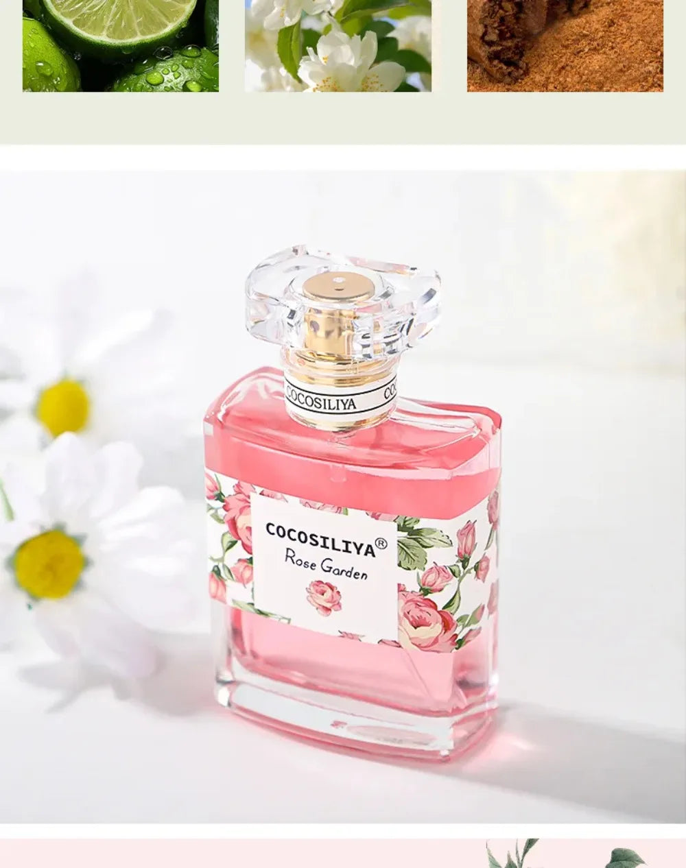 New 50ML Perfume Long-lasting floral fragrance Osmanthus Rose Lavender Gardenia Eau de Parfum For Unisex Original Perfume Brand