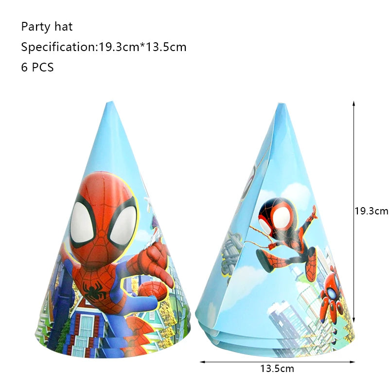 Spidey and His Amazing Friends Birthday Party Decoration New Latex Balloons For Kids Event Supplies Foil Latex Balloon Backdrop