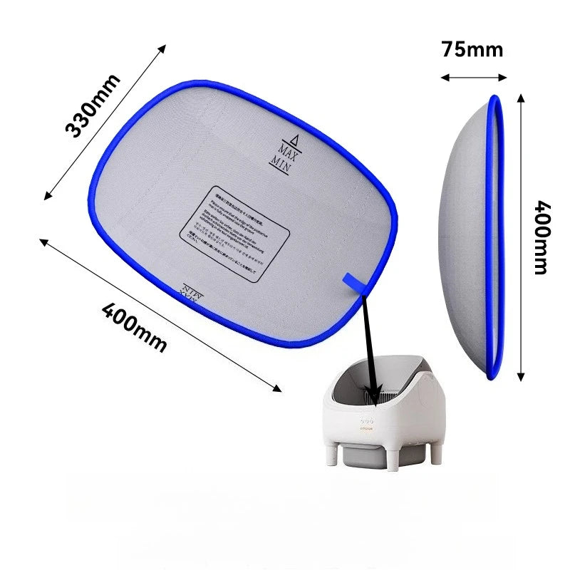 Special Mat for Automatic Cat Litter Box Easy To Clean and Replaceable Oxford Cloth Cat Toilet Pad