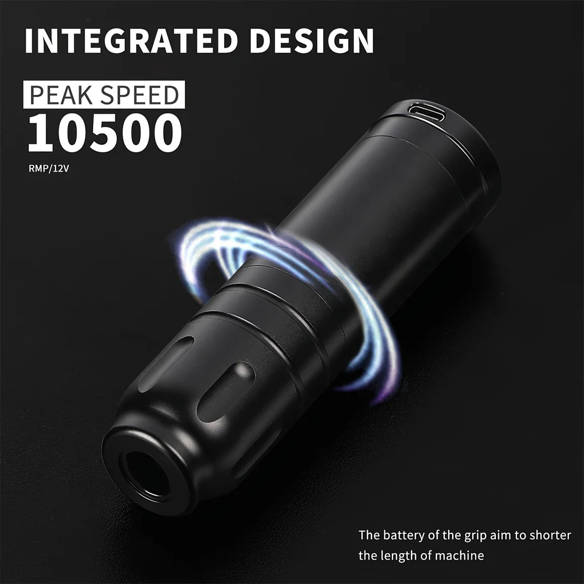 Portable Wireless Tattoo Machine 1500mAh Rechargeable Tattoo Pen LED Screen Display Professional Body Art Tattoo Supplies