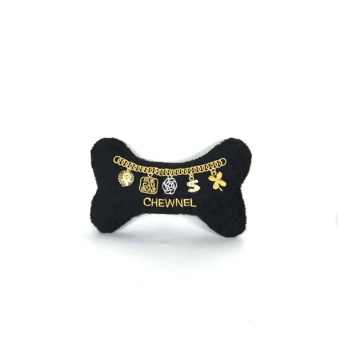 Luxury Desigenr Handbag Dog Toys Plush Squeaky Pet Accessory Puppy Chewing Bite Toy