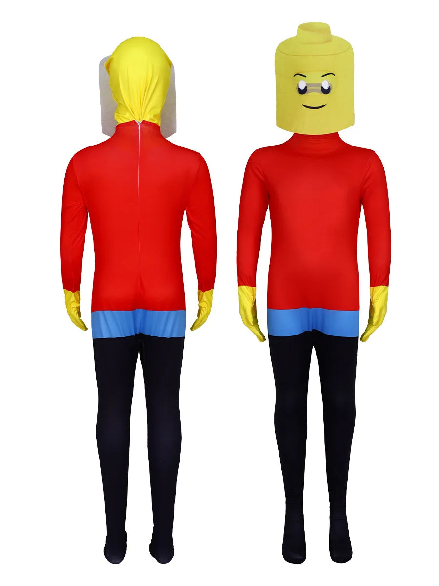 Halloween  Brickheadz Cosplay Costumes for Funny Costume Parties and Stage Performances