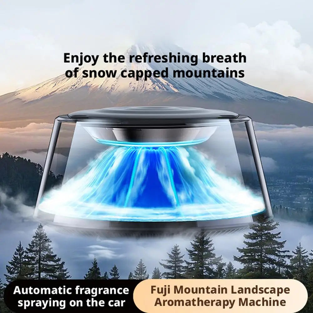 1Set Car Mounted Fragrance Machine Perfume 2025 New Durable Fragrance Automatic Spray LED Strip Aromatherapy Car Freshener