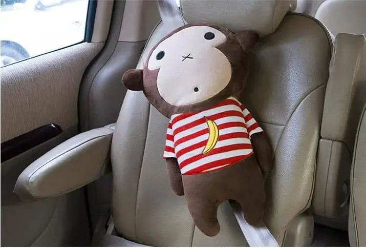 Cute Children Cartoon Car Seat Belt Pillow Neck Pillow Car Seat Belt Shoulder Pads Seatbelt Cover Kids Cartoon Neck Protector