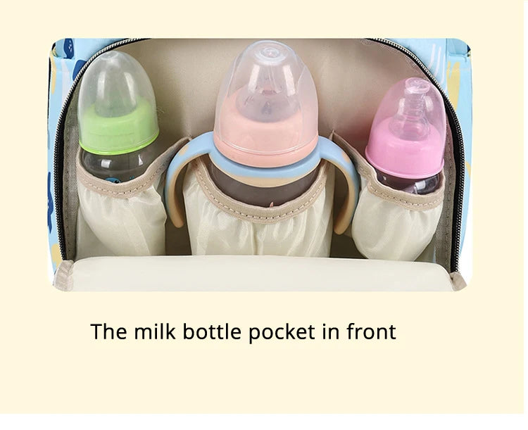 New Fashoin Maternity Bag for Babies Mummy Large Capacity Diaper Bag Backpack Waterproof Outdoor Travel Stroller Baby Cart Bag