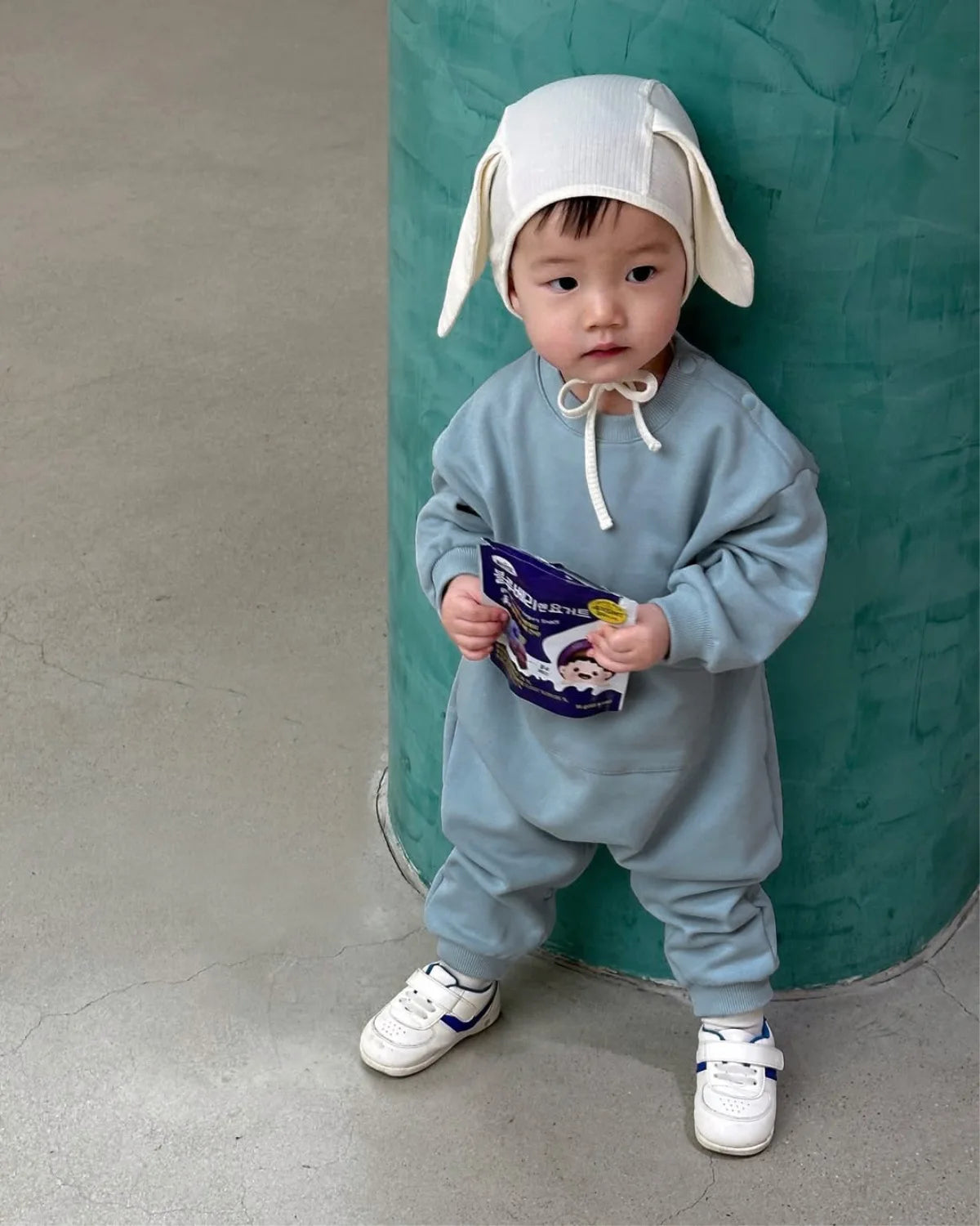 2025 Autumn New Baby Long Sleeve Romper Solid Infant Boy Girl Big Pocket Casual Jumpsuit Newborn Loose Cotton Clothes 0-24M