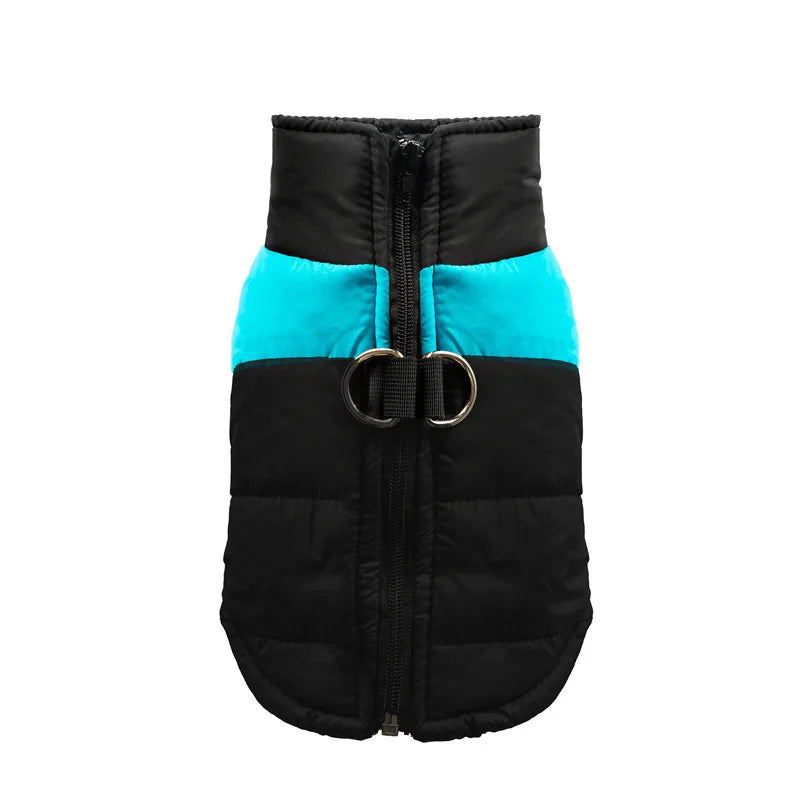 Warm Dog Coats Vest, Waterproof Dogs Jacket Fleece Pet Winter Cold Weather Coat Dogs Cozy Snow Jackets Outfits for Dogs Puppy