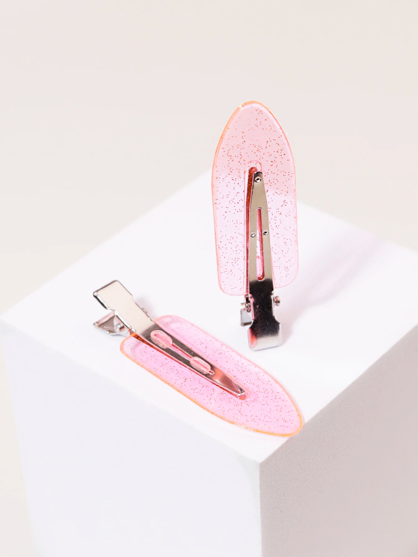 10pcs Transparent Seamless Hair Clips for Girls, Fashion Makeup & Facial Hair Styling Clips, Suitable for Real Hair Wigs