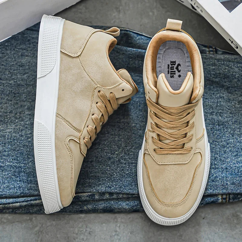 Fashion Men Casual Shoes Platform Non-slip Man Walking Sneakers Lightweight Male Running Shoes Breathable Platform Sport Shoes
