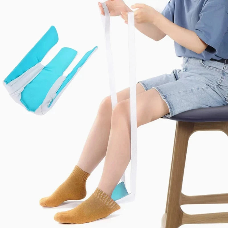 No Bending Sock Aid Tool for Elderly Disabled Pregnant – Easy Sock Helper Assistant Device, Practical Daily Living Aids