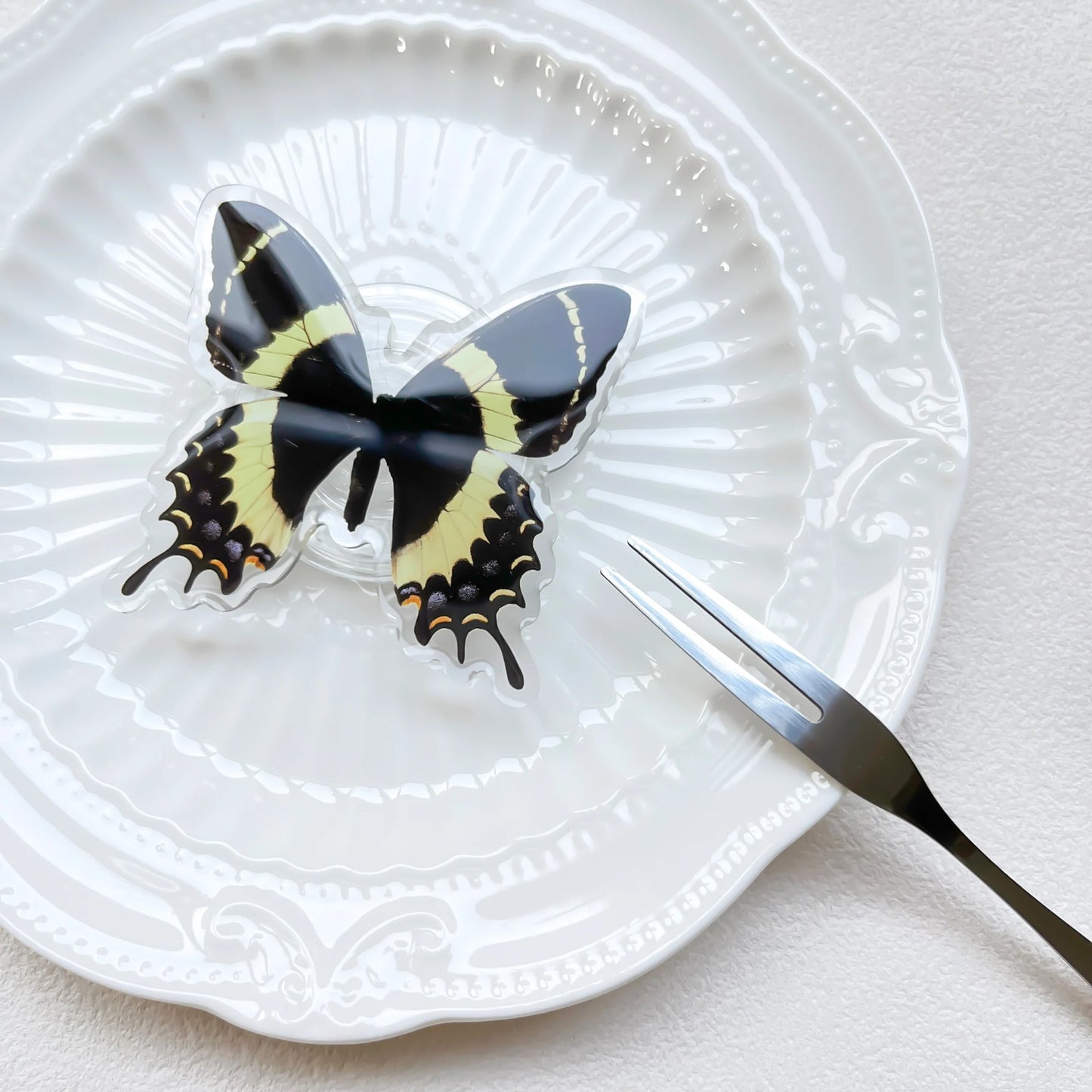 Cute Butterfly Phone Grip Griptok Holder Ring For iPhone 16 15 Universal Lovely Bowknot Phone Stand Bracket Poppings Socket
