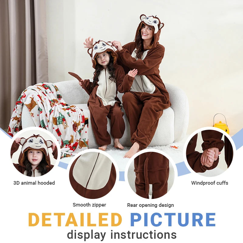 Blue Shark Onesie Jumpsuit Anime Adult Cosplay Halloween Costume Cosplay Carnival Children Pajamas Kigurumi Pijamas Kids Pyjamas