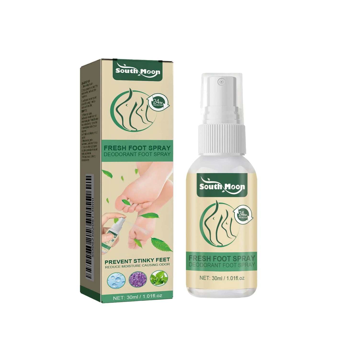 Fresh Foot Refreshing Aromatherapy Spray Foot Spray Shoe Odor Remover For Sweaty Feet Natural Soothing Scented Feet Spray Care